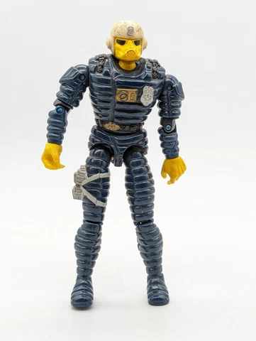 Vintage 1988 Cops N Crooks Barricade 6" Action Figure Hasbro Loose Cover