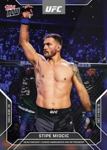 Tarjeta 2024 Topps Now UFC STIPE MIOCIC #33 LEYENDA DE PESO PESADO ANUNCIA RETIRO - Imagen 1 de 1