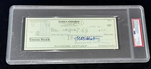 Gene Roddenberry "Creator & Writer Star Trek" Signed Autographed Check PSA/DNA - Picture 1 of 4