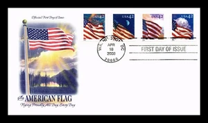 US COVER AMERICAN FLAG ALL DAY EVERY DAY FDC COMBO ARTCRAFT CACHET - Picture 1 of 2
