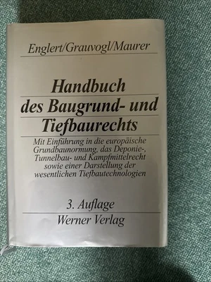 Handbuch des Baugrund- und Tiefbaurechts von Englert/Grauvogl/Maurer - Bild 1 von 2