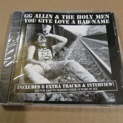 GG ALLIN & THE HOLY MEN You Give Love A Bad Name CD New SEALED Aware-One 4 Foto 1 de 2