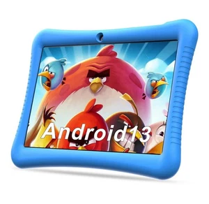 Kids Tablet 10.1 inch Android 13 Tablet for Kids 32GB Bluetooth WiFi Dual Camera - Picture 1 of 5
