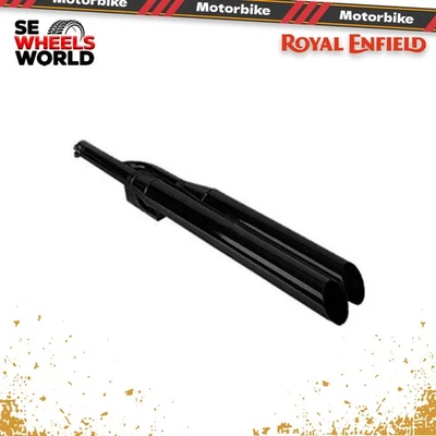 For Royal Enfield after market Black Dual Barrel Silencer Bullet Classic 350 - Image 1 of 3
