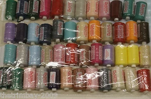 Superstitch 1000 Yard Mixed Colours Sewing Polyester Thread 120s x 50 reels - Picture 1 of 1