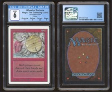 Magic the Gathering CGC 6 Wheel of Fortune _103 *roller lines on back Unlimited