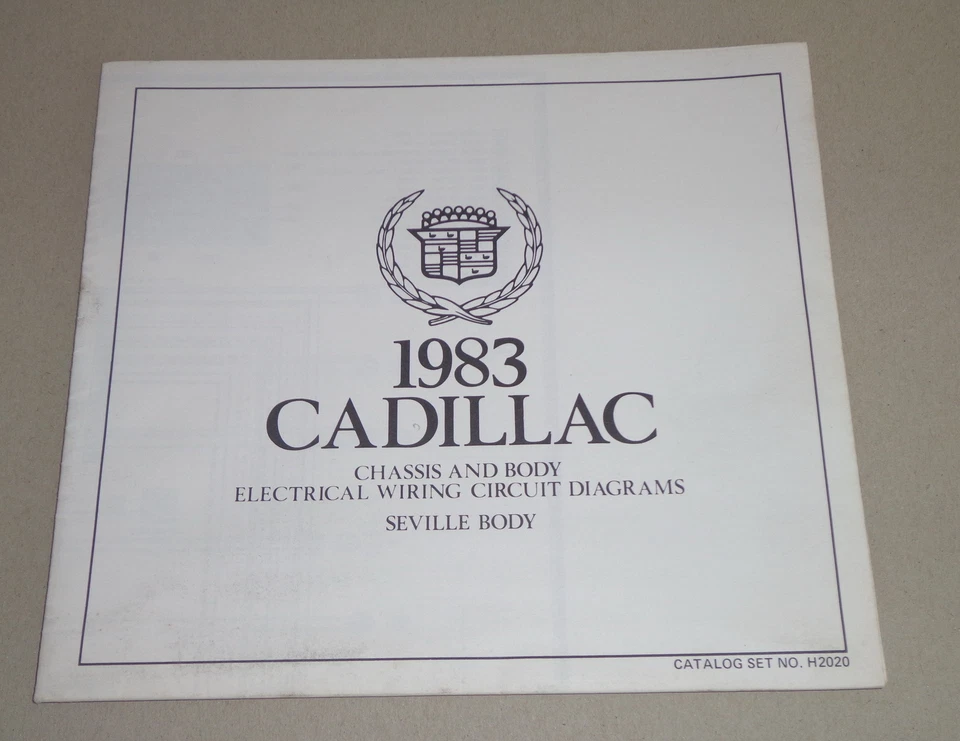 Elettrico Schema/Wiring Diagram Cadillac Seville Corpo Stand 1983 - Immagine 1 di 1