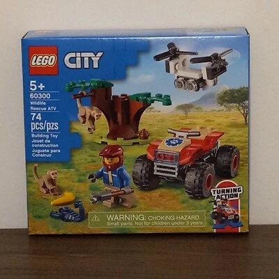 LEGO City 60300 - Wildlife Rescue ATV - New In Sealed Box - Image 1 of 3
