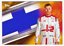 2021 Topps Formula 1 F1 Kimi Raikkonen Flags of Foundation Gold #FF-KR (50/50)