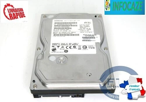 DISQUE DUR HITACHI DESKSTAR 160GB  SATA   MODEL HDS721016CLA382 - Photo 1/4