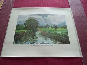 BARRIS', " HIGHLANDS," PRINT PRIVATE COLLECTION- LYON, FRANCE PRINTED IN SPAIN - Picture 1 of 1
