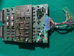 PCB ARCADE MOON CRESTA BY TAITO PULITO TESTATO CON ADATTATORE JAMMA ORIGINALE RARO - Foto 1 di 9
