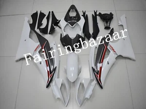Fit for 2008-2016 YZF R6 Pearl White Gray ABS Injection Bodywork Fairing Kit - Picture 1 of 7