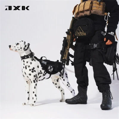 JXK 1/6 Dalmatian Model Animal Dog Canidae Figure Collector Decor Kids Gift Toy - Image 1 of 4