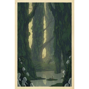 F-529 Princess Mononoke Ghibli Cartoon Hot Poster - 36 27x40in - Art Print - Picture 1 of 3