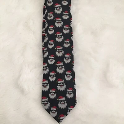 Men's Hallmark Holiday Traditions Santa Holiday Christmas Neck Tie - Image 1 of 4
