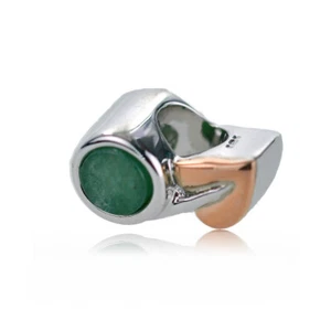 Dije de plata Clogau piedra de nacimiento marzo cuentas encanto árbol de la vida oro galés - Imagen 1 de 5