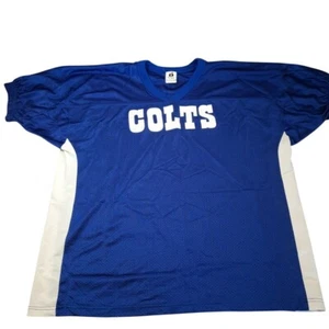 Indianapolis Colts NFL Jersey Youth XXL Badger Sport Pullover Blue Adult S/M Fit - Picture 1 of 7