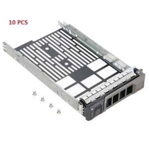 10X 3.5" SAS SATA Hard Drive Caddy Tray For Dell PowerEdge T310 T410 T610 T710 - Picture 1 of 8