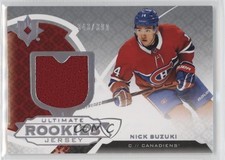 2019 Upper Deck Ultimate Collection Rookies Jerseys /399 Nick Suzuki Rookie RC