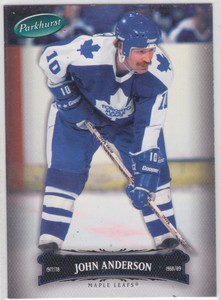 06/07 PARKHURST...JOHN ANDERSON....CARD # 2...MAPLE LEAFS...FREE COMBINED SHIP