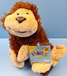 NWT Webkinz Curly Brown CHEEKY Monkey Retired with Sealed Unused Code Tag Nos - Picture 1 of 8