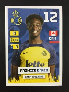 Promise David Rookie RC Sticker Panini Pro League 2024 2025 (25) #331 - Bild 1 von 3