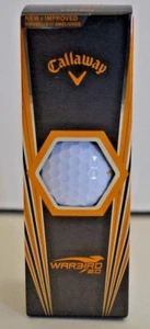 Callaway Golf Balls, Warbird Logo 2.0 - 1 Sleeve of 3 Balls - Picture 1 of 4