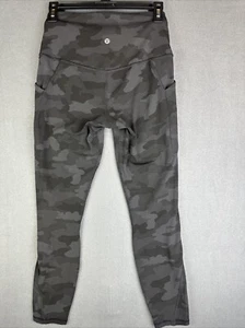 Lululemon Align High Rise Pant w/ Pockets 25" Heritage 365 Camo Deep Coal Multi - Picture 1 of 10