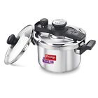 Prestige Svachh Clip-on Stainless Steel Outer Lid Pressure Cooker-Free Delivery
