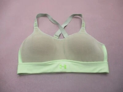 Sujetador deportivo Under Armour HEAT GEAR talla M forrado inalámbrico cierre trasero gimnasio 6L Foto 1 de 4