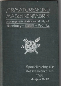 Special catalogue for waterworks etc. from 1906 fittings and machine factory - Picture 1 of 11