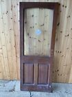 Used wooden glazed back door 