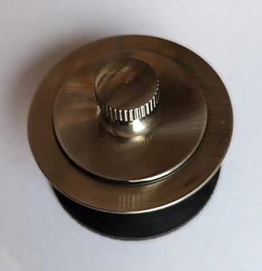 Lift And Turn Tub Bathtub Drain Stop Assembly Brushed Nickel 1-7/8"OD 1-1/2" ID - Picture 1 of 2