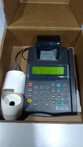 Nurit 2085 POS EDC Terminal Integrated Printer w/ Paper roll & phone jack cable - Picture 1 of 5