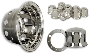 LKW Felgenblende Antriebsachse Nabendeckel 22,5 Zoll Stahlfelge passend für DAF - Zdjęcie 1 z 6