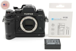 [NEAR MINT w/Grip] Fujifilm X-T1 Mirrorless Digital Camera Body Black From JAPAN - Picture 1 of 15