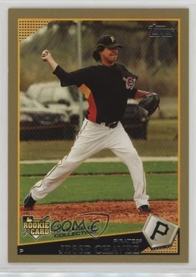 2009 Topps Gold /2009 Jesse Chavez #409 Rookie RC - Image 1 of 2