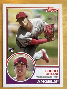 Tarjeta de novato Shohei Ohtani 2018 Topps Update 35 aniversario #83-2 (7527) ex - Imagen 1 de 3