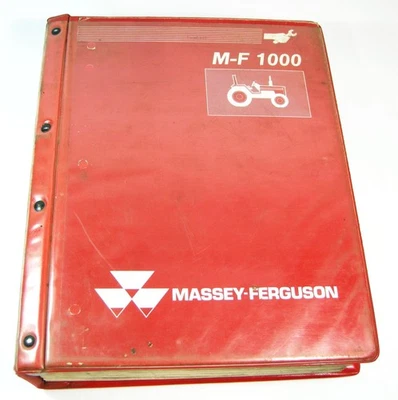 Manual de reparación de taller de servicio de tractor Massey Ferguson MF1000 1010 1020 1030 1035 Foto 1 de 4