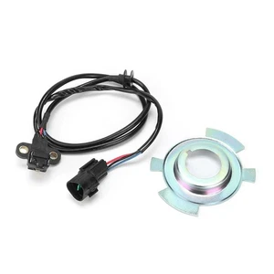 For Mitsubishi Pajero Engine Crankshaft Position Sensor+Angle Sensing Blade Set - Picture 1 of 5
