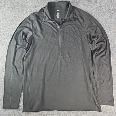 Rei Co-Op Adult Sweater Extra Large Gray Half-Zip Merino Wool Pullover Mens - Image 1 of 4