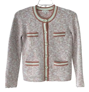 J.Crew melierter Pullover Damen Jacke in Eisrosa Strickjacke Gr. XS - Bild 1 von 21
