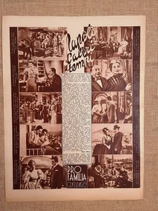 Film Napoli d'altri tempi Illustrazione di Cinema Anno 1938 - Picture 1 of 1