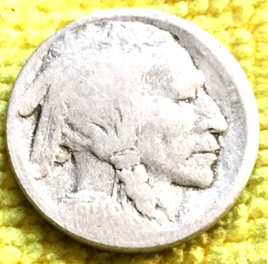 1918 S Büffelnickel - gut restauriertes Datum - Bild 1 von 3