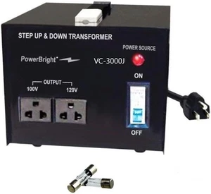 3000 Watt Japanische Spannungswandler, Step Up and Down Japan 3000 - Bild 1 von 5