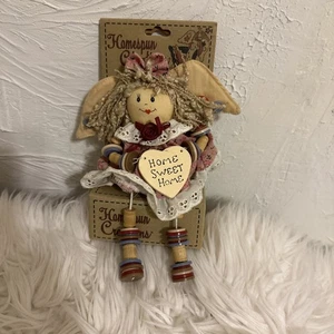 Vintage Homespun Creations “Home Sweet Home”7" Girl Doll With Candle Interaction - Picture 1 of 14