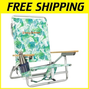 Portable Lay Flat Beach Chair with Cooler - Picture 1 of 9