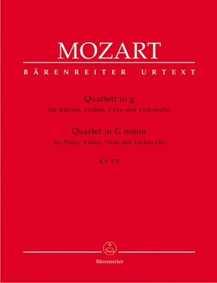 Piano Quartet in G min K. 478   Mozart Urtext - Image 1 of 3