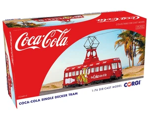 371169 COCA-COLA THE COKE SIDE OF LIFE SINGLE DECKER TRAM 1:76 SCALE MODEL - Picture 1 of 5